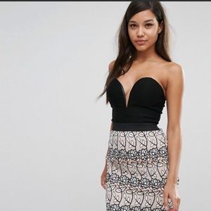 ASOS Rare London Sweetheart Lace Pencil Dress 5